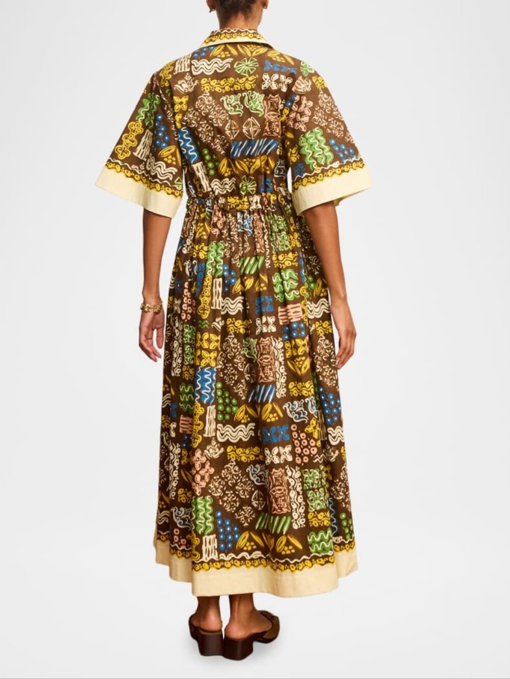 ALEMAIS Minnie Cotton Midi Shirtdress - Picture 2 of 11